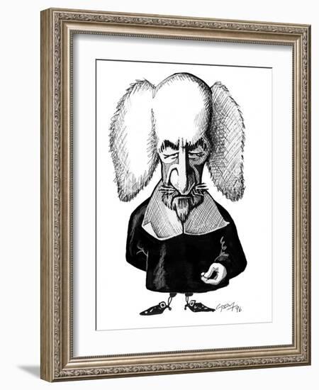 Thomas Hobbes, Caricature-Gary Gastrolab-Framed Photographic Print