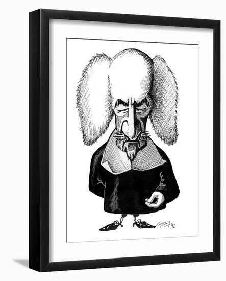 Thomas Hobbes, Caricature-Gary Gastrolab-Framed Photographic Print