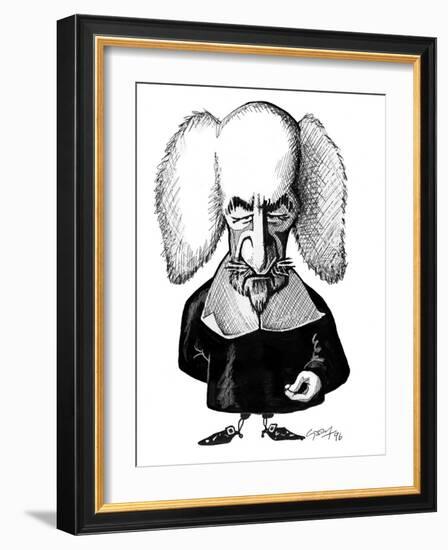 Thomas Hobbes, Caricature-Gary Gastrolab-Framed Photographic Print