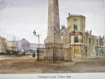 St George's Circus, Southwark, London, 1834-Thomas Hollis-Giclee Print