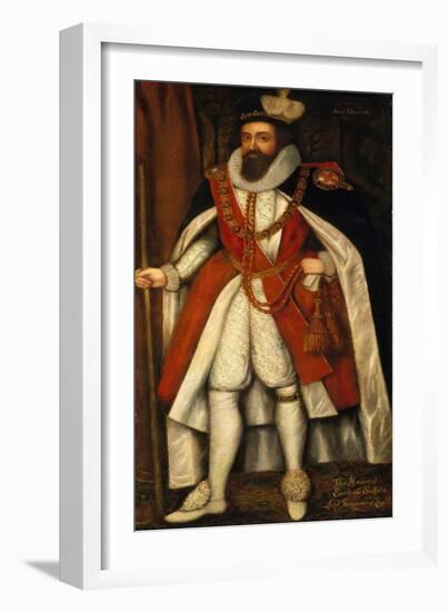 Thomas Howard, 1St Earl of Suffolk (1561-1626), 1617 (Oil on Canvas)-Daniel Mytens-Framed Giclee Print