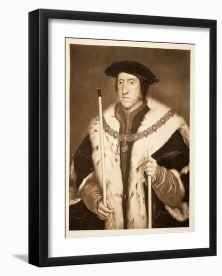 Thomas Howard, 3rd Duke of Norfolk, Pub. 1902-Hans Holbein the Younger-Framed Giclee Print