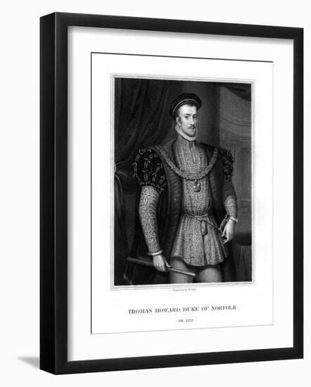 Thomas Howard, 4th Duke of Norfolk and 1st Earl of Southampton-W Holl-Framed Giclee Print