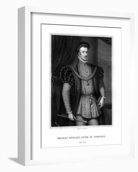 Thomas Howard, 4th Duke of Norfolk and 1st Earl of Southampton-W Holl-Framed Giclee Print