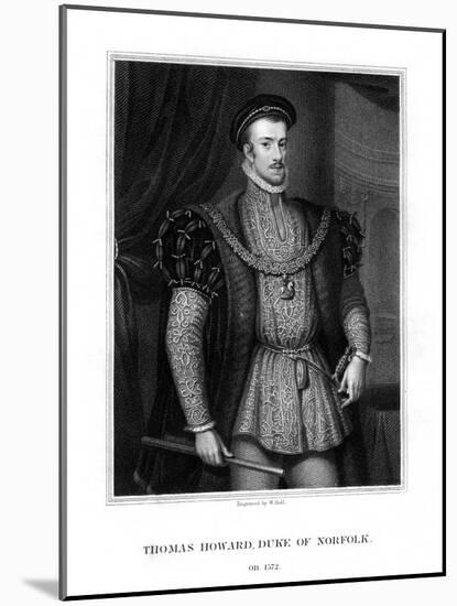 Thomas Howard, 4th Duke of Norfolk and 1st Earl of Southampton-W Holl-Mounted Giclee Print