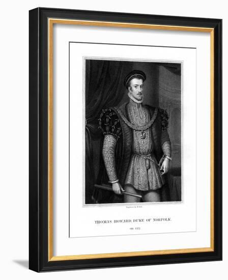 Thomas Howard, 4th Duke of Norfolk and 1st Earl of Southampton-W Holl-Framed Giclee Print