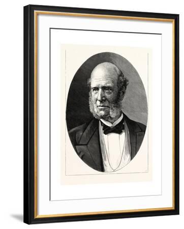 Thomas Hughes QC English Lawyer & Author Antique Photograph c1880 