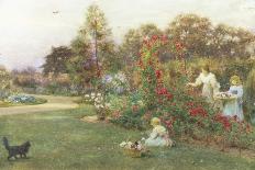 In the Rose Garden-Thomas J. Lloyd-Giclee Print