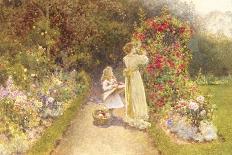 In the Rose Garden-Thomas J. Lloyd-Giclee Print