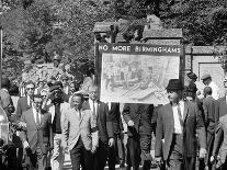 Congress of Racial Equality Marches in Memory of Birmingham Youth-Thomas J^ O'halloran-Framed Photo