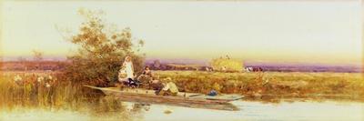 Picking Primroses, 1896-Thomas James Lloyd-Framed Giclee Print