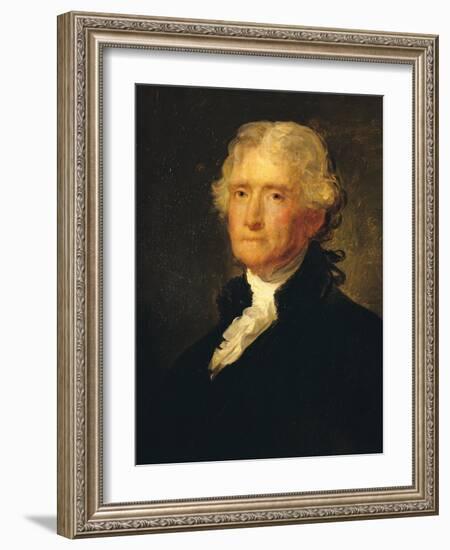 Thomas Jefferson (1743-1826) Third President of the United States of America (1801-1809)-George Peter Alexander Healy-Framed Giclee Print