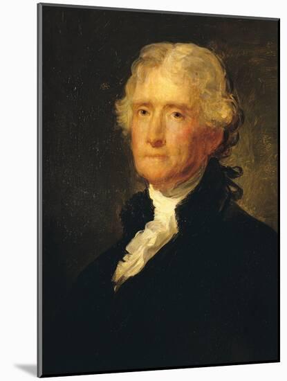 Thomas Jefferson (1743-1826) Third President of the United States of America (1801-1809)-George Peter Alexander Healy-Mounted Giclee Print