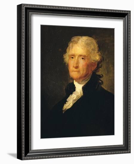 Thomas Jefferson (1743-1826) Third President of the United States of America (1801-1809)-George Peter Alexander Healy-Framed Giclee Print