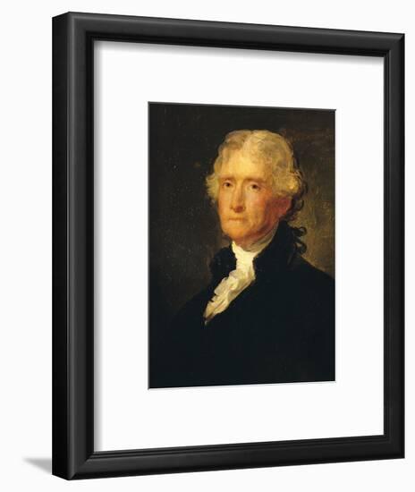 Thomas Jefferson (1743-1826) Third President of the United States of America (1801-1809)-George Peter Alexander Healy-Framed Premium Giclee Print