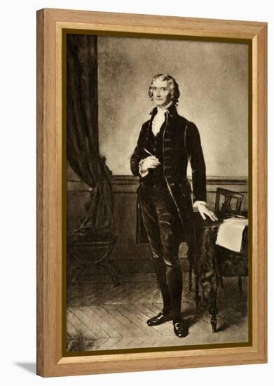 Thomas Jefferson 1743-1826-null-Framed Stretched Canvas