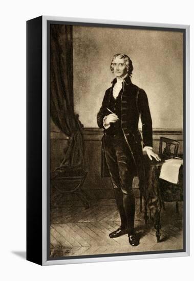 Thomas Jefferson 1743-1826-null-Framed Stretched Canvas