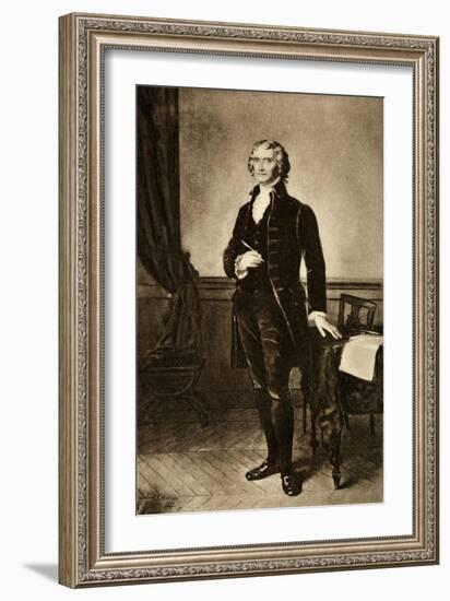 Thomas Jefferson 1743-1826-null-Framed Art Print