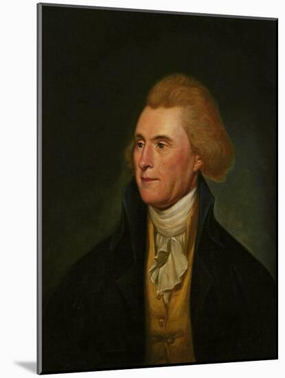 Thomas Jefferson, 1776-Charles Willson Peale-Mounted Giclee Print