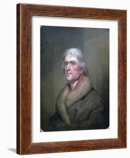 Thomas Jefferson, 1805-Rembrandt Peale-Framed Giclee Print