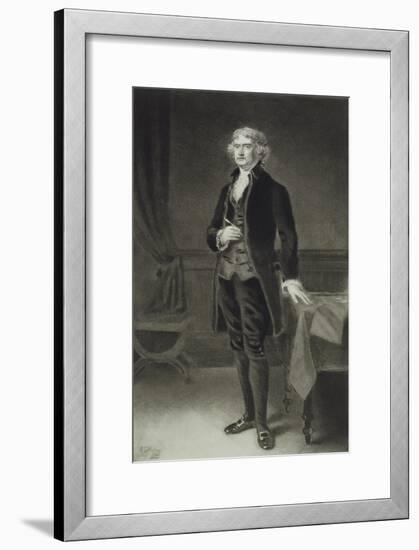Thomas Jefferson, 3rd President of the United States of America, 1884, Published 1901-Eliphalet Frazer Andrews-Framed Giclee Print