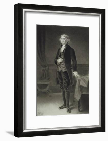 Thomas Jefferson, 3rd President of the United States of America, 1884, Published 1901-Eliphalet Frazer Andrews-Framed Giclee Print