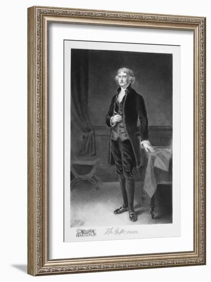 Thomas Jefferson, 3rd President of the United states of America, (1901)-Unknown-Framed Giclee Print