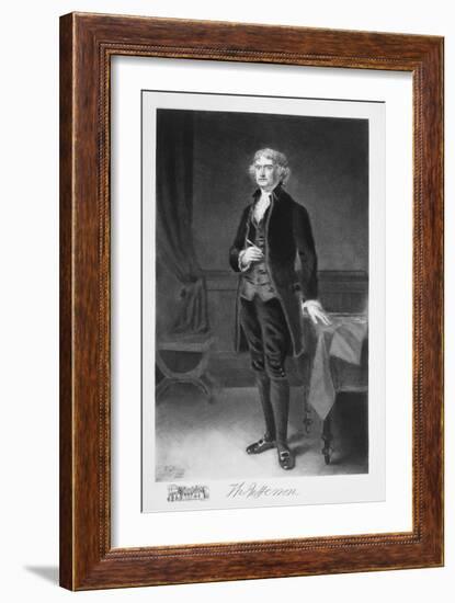 Thomas Jefferson, 3rd President of the United states of America, (1901)-Unknown-Framed Giclee Print