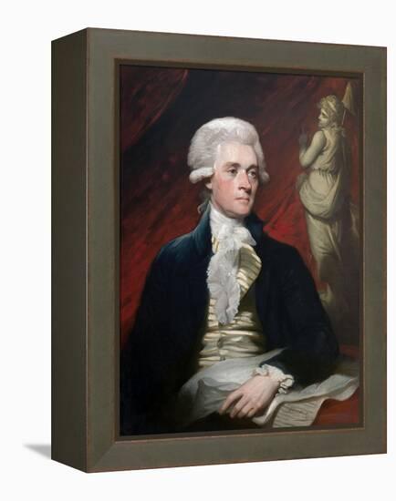 Thomas Jefferson by Mather Brown-Mather Brown-Framed Premier Image Canvas