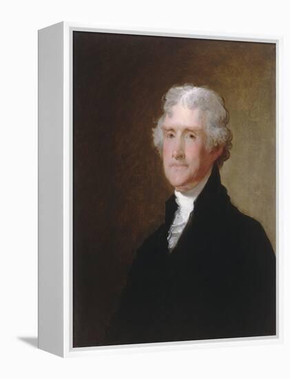 Thomas Jefferson, c.1821-Gilbert Stuart-Framed Premier Image Canvas