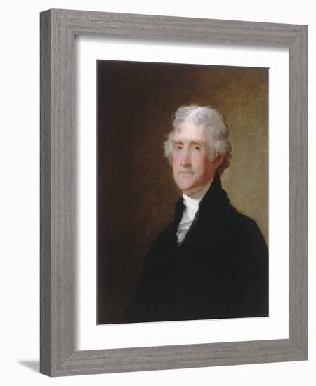 Thomas Jefferson, c.1821-Gilbert Stuart-Framed Giclee Print