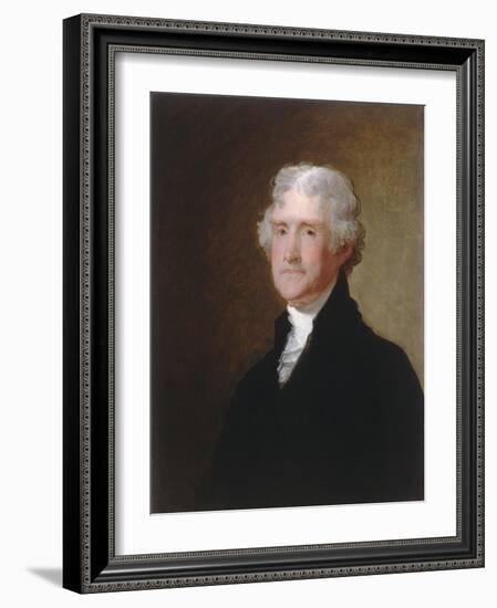 Thomas Jefferson, c.1821-Gilbert Stuart-Framed Giclee Print