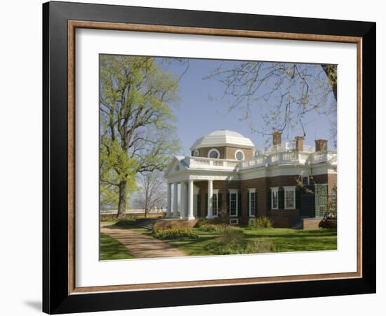 Thomas Jefferson's Monticello, UNESCO World Heritage Site, Virginia, USA-Snell Michael-Framed Photographic Print