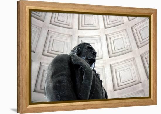 Thomas Jefferson Statue Washington DC-null-Framed Stretched Canvas