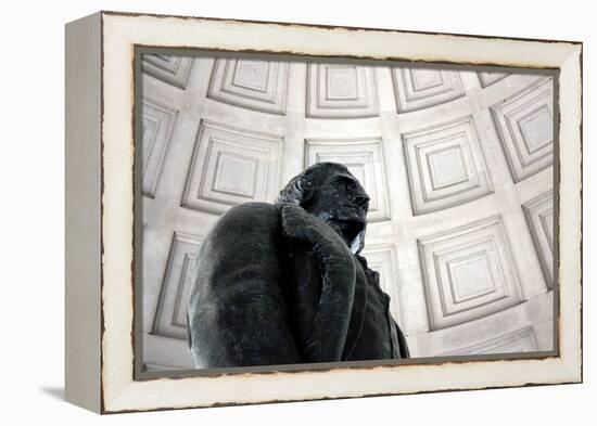 Thomas Jefferson Statue Washington DC-null-Framed Stretched Canvas