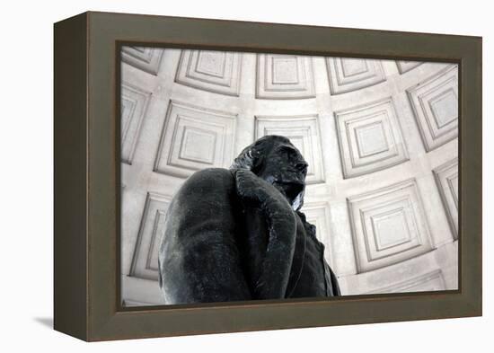Thomas Jefferson Statue Washington DC-null-Framed Stretched Canvas