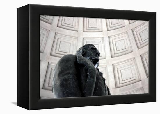 Thomas Jefferson Statue Washington DC-null-Framed Stretched Canvas