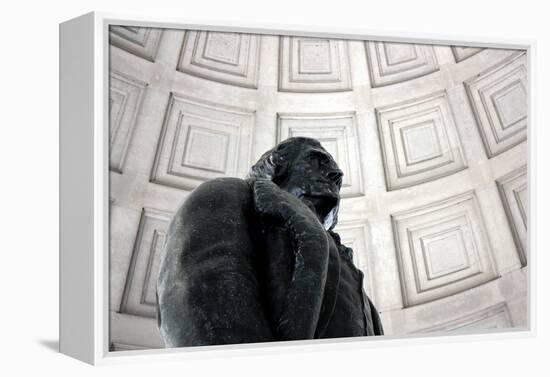 Thomas Jefferson Statue Washington DC-null-Framed Stretched Canvas