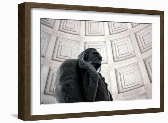 Thomas Jefferson Statue Washington DC-null-Framed Photo