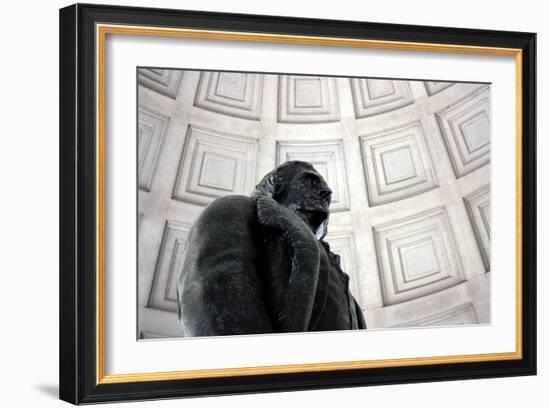 Thomas Jefferson Statue Washington DC-null-Framed Photo