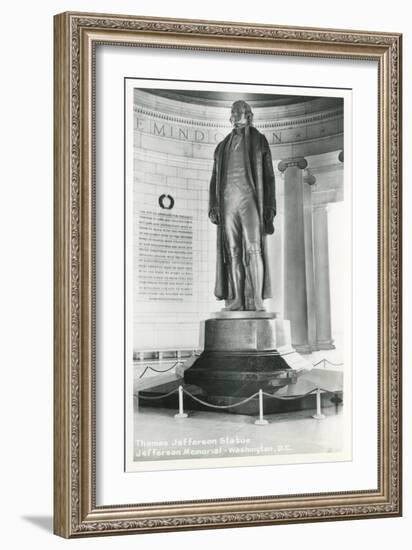 Thomas Jefferson Statue-null-Framed Art Print