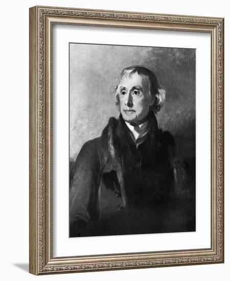 Thomas Jefferson, Third President of the United States, 19th Century-Thomas Sully-Framed Giclee Print