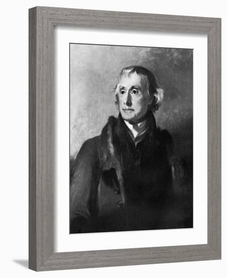 Thomas Jefferson, Third President of the United States, 19th Century-Thomas Sully-Framed Giclee Print