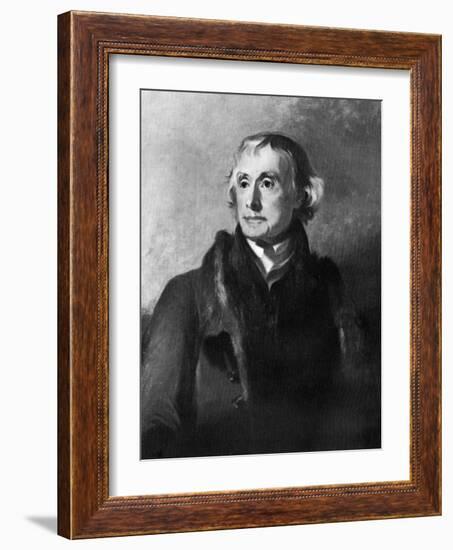 Thomas Jefferson, Third President of the United States, 19th Century-Thomas Sully-Framed Giclee Print