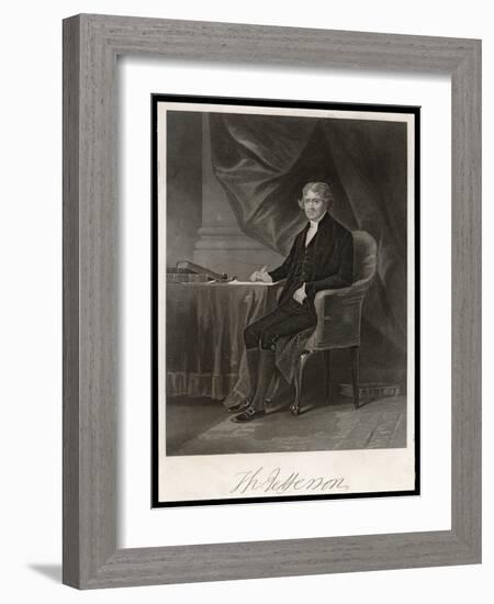 Thomas Jefferson Third President of the United States-Chappel-Framed Art Print