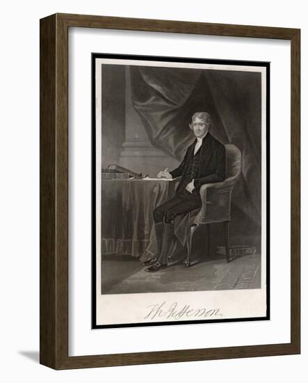 Thomas Jefferson Third President of the United States-Chappel-Framed Art Print