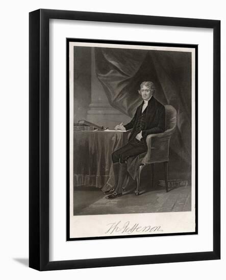 Thomas Jefferson Third President of the United States-Chappel-Framed Art Print