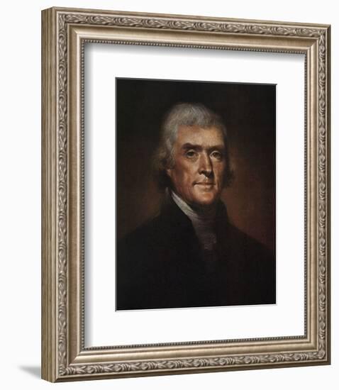 Thomas Jefferson-Rembrandt Peale-Framed Art Print