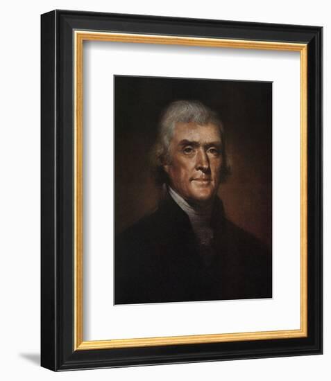 Thomas Jefferson-Rembrandt Peale-Framed Art Print