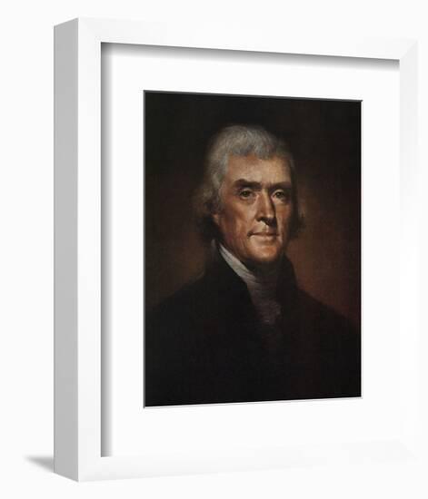 Thomas Jefferson-Rembrandt Peale-Framed Art Print